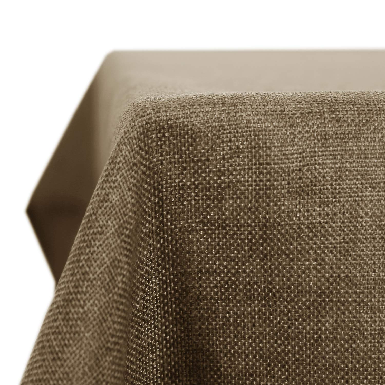 Deconovo Waterproof Faux Linen Tablecloth Wipe Clean Tablecloth