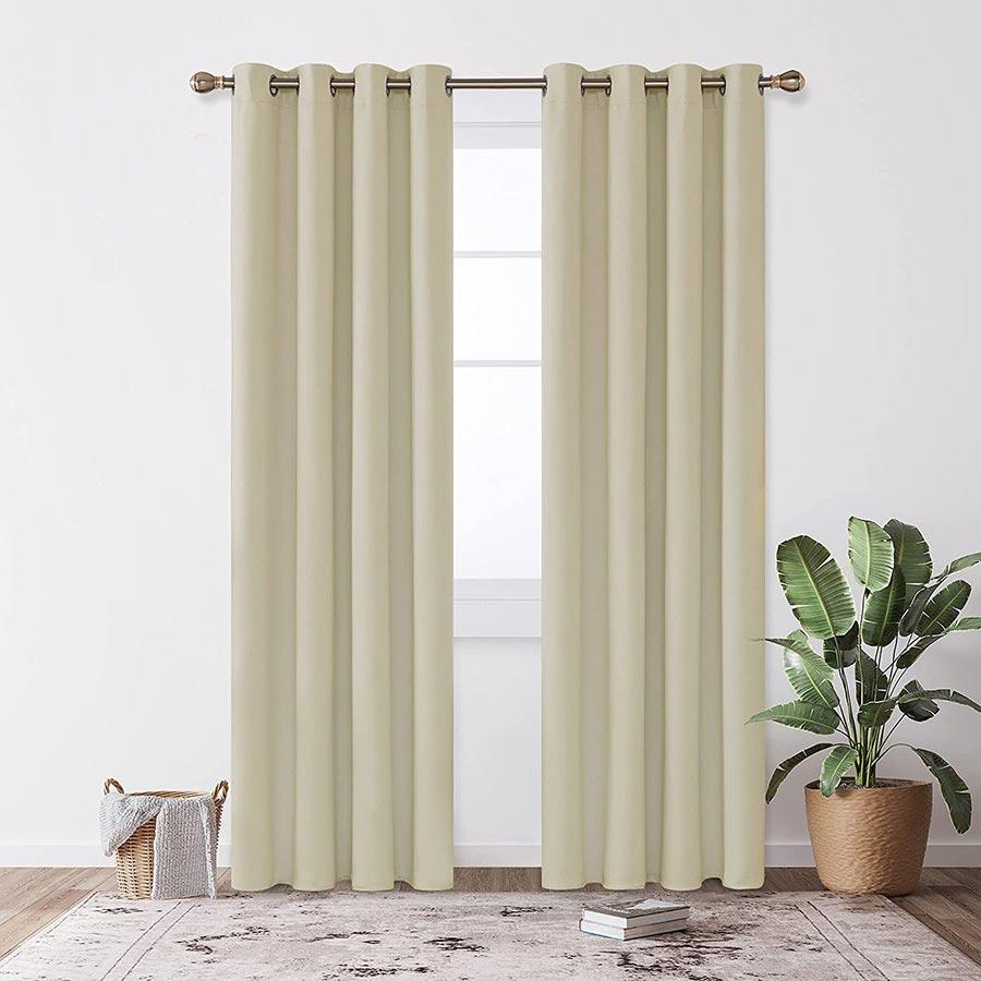 Thermal Ready Eyelet Blackout Curtains | Layered Energy Efficient Insulated Deconovo 2 Panels