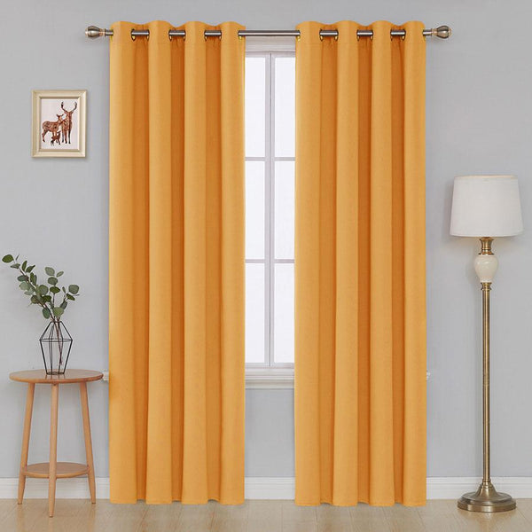 Ring Top Ready Made Thermal Blackout Curtains | 2 Panels