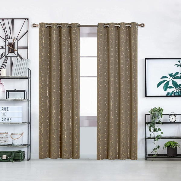Diamond Kids Bedroom Blackout Thermal Eyelet Curtains | 2 Panels | Ready Made Deconovo UK