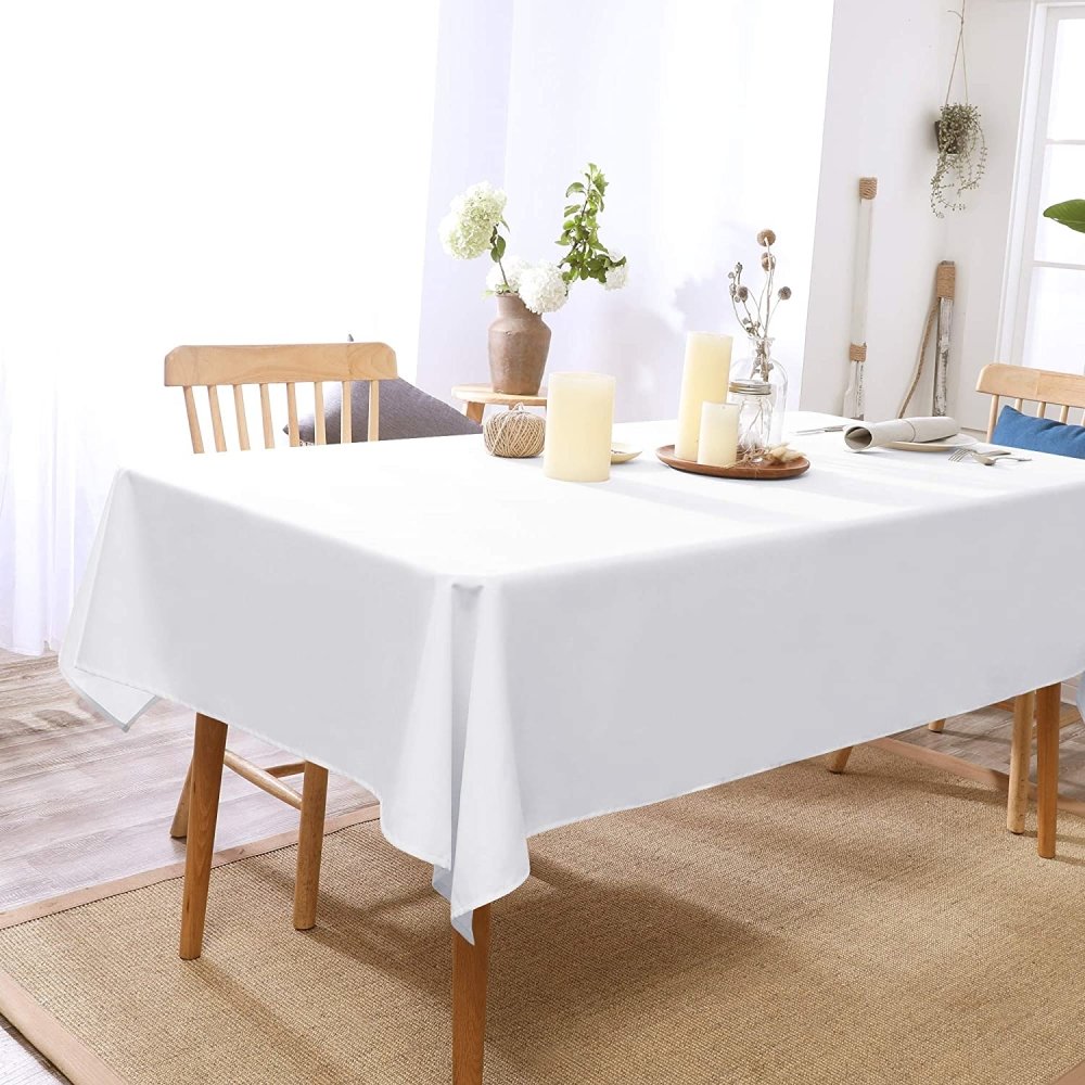 Oxford Decorative Water Resistant Rectangle Tablecloth