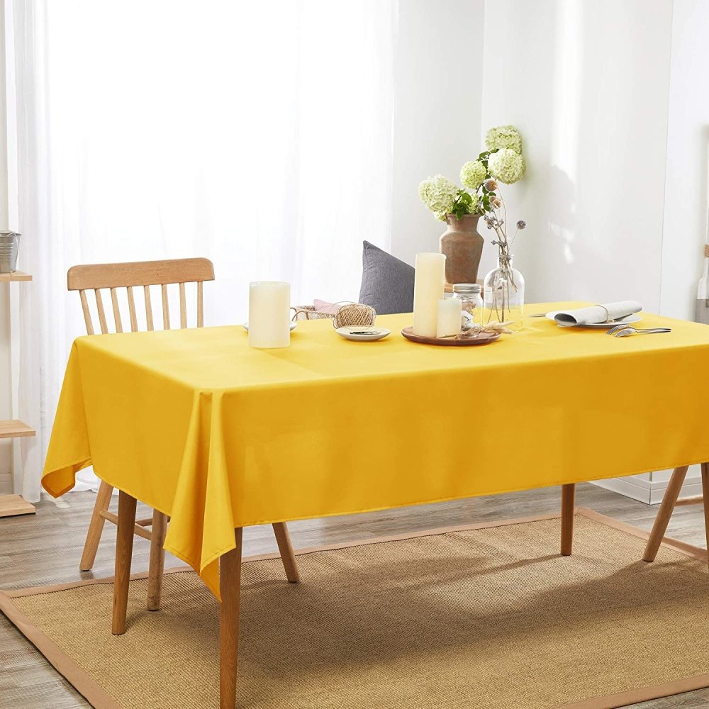 Oxford Decorative Water Resistant Rectangle Tablecloth